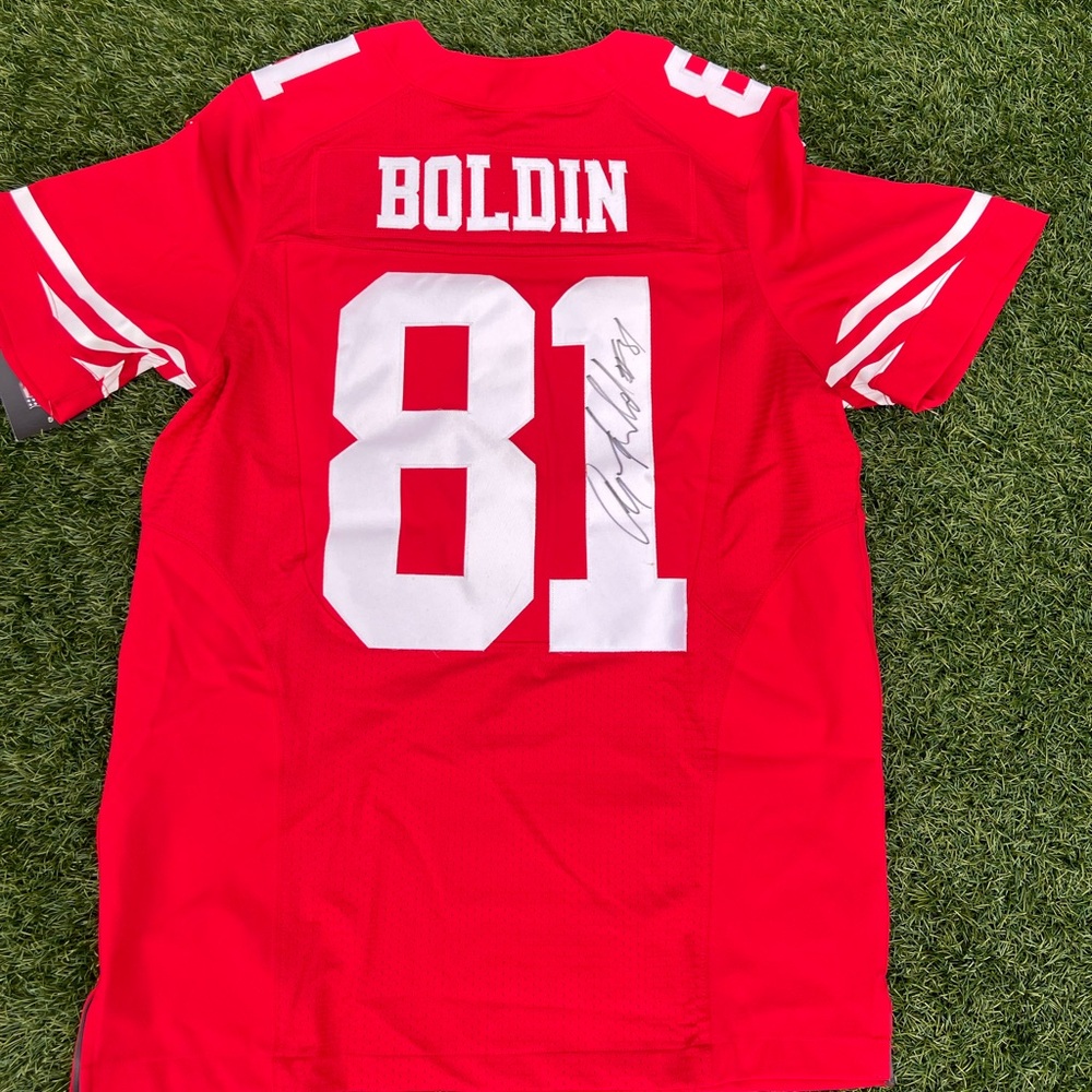 Anquan Boldin San Francisco 49ers signed jersey